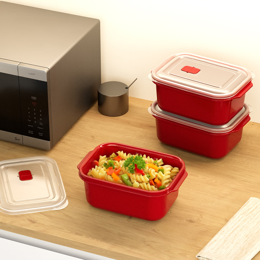 Dunya 2000 ml Heat'n Go Microwave Storage Container