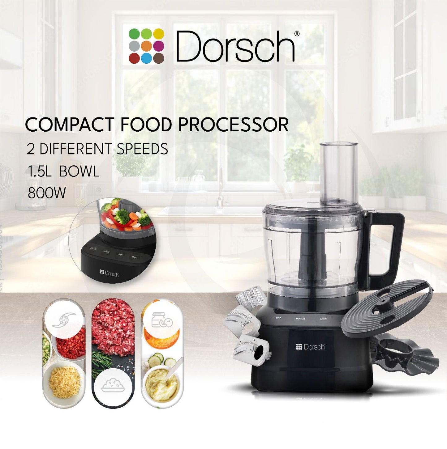 Dorsch Compact Food Processor