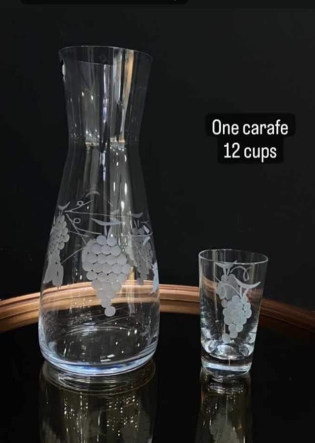 Bohemia arak set 12 pcs + carafe 1200 ml