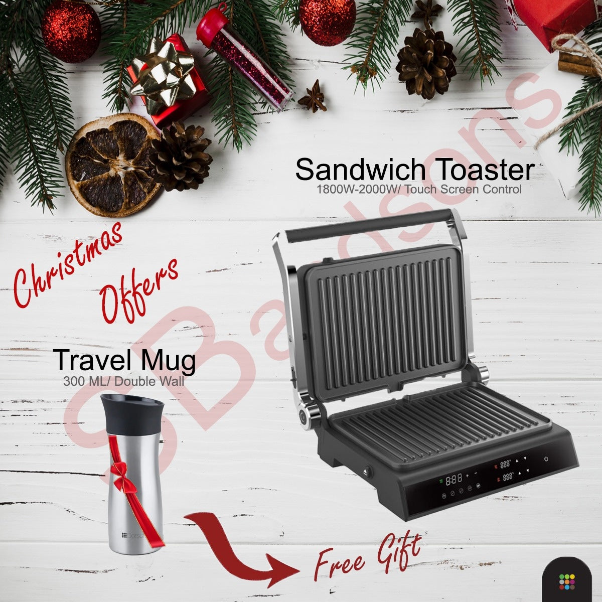 Chistmas offer Dorsch sandwich toaster