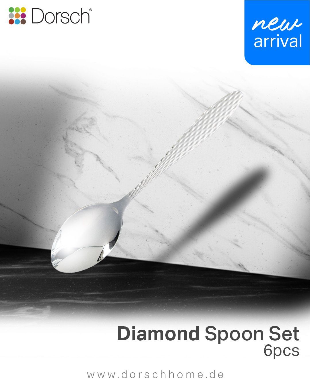 Dorsch diamond  6 Pcs Set Spoon