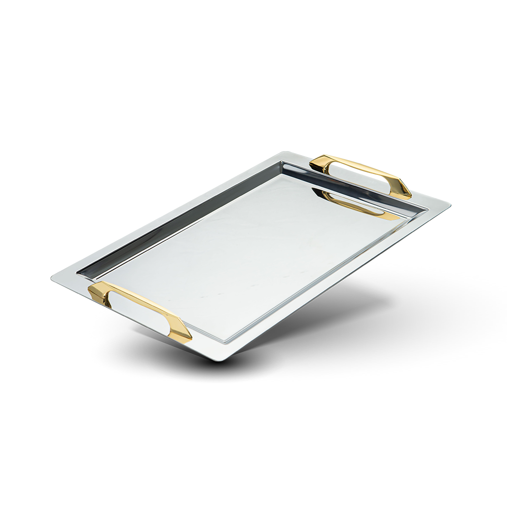 Dorsch luxe serving gold tray