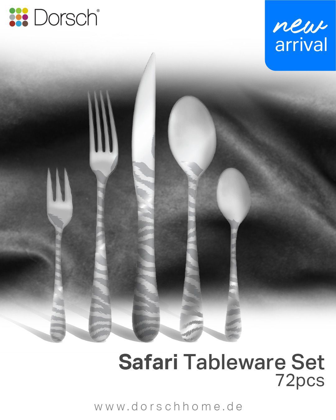 Dorsch Safari cutlery set 72 pcs
