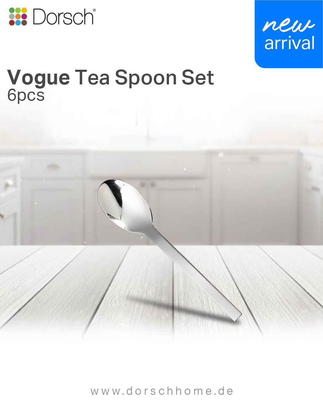 Dorsch Vogue 6 Pcs Set Small Spoon