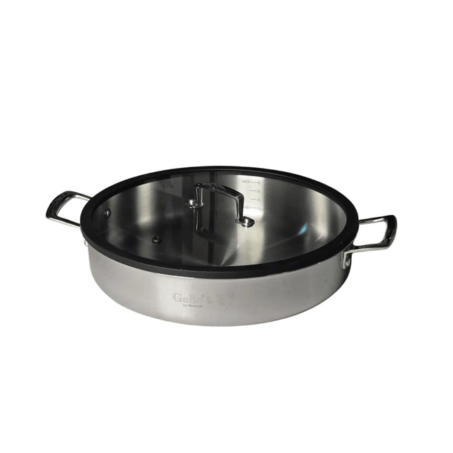 GeBe Stainless stell shallow pot