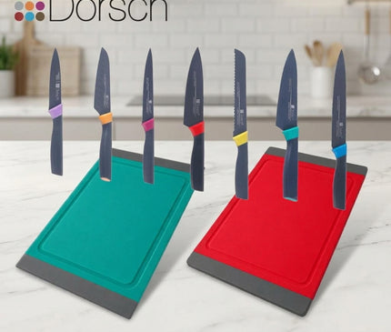 Dorsch Knives and cutting board set 9 pcs