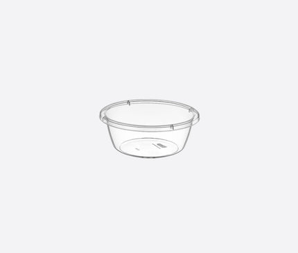 Dunya 2,7 L Transparent Round Basin