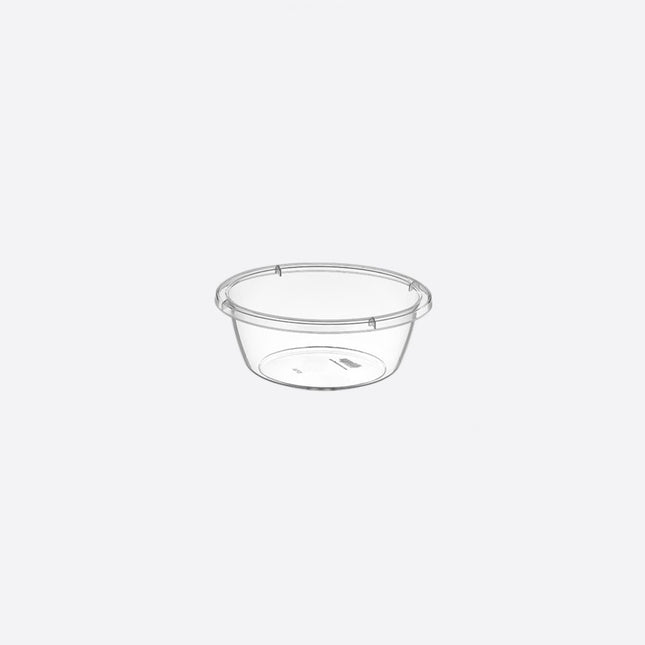 Dunya 2,7 L Transparent Round Basin