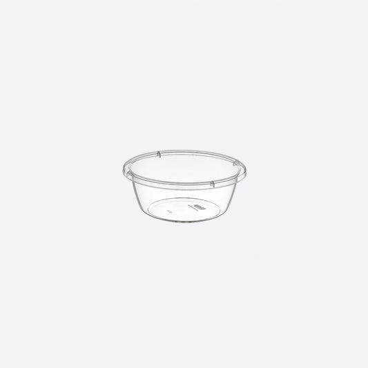 Dunya 2,7 L Transparent Round Basin