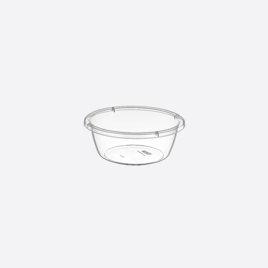 Dunya 4,5 L Transparent Round Basin
