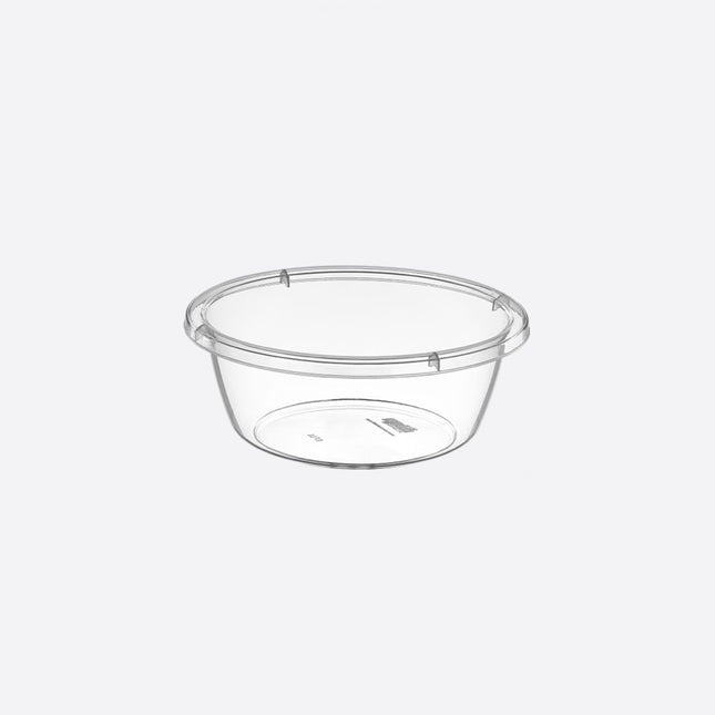 Dunya 10,5 L Transparent Round Basin