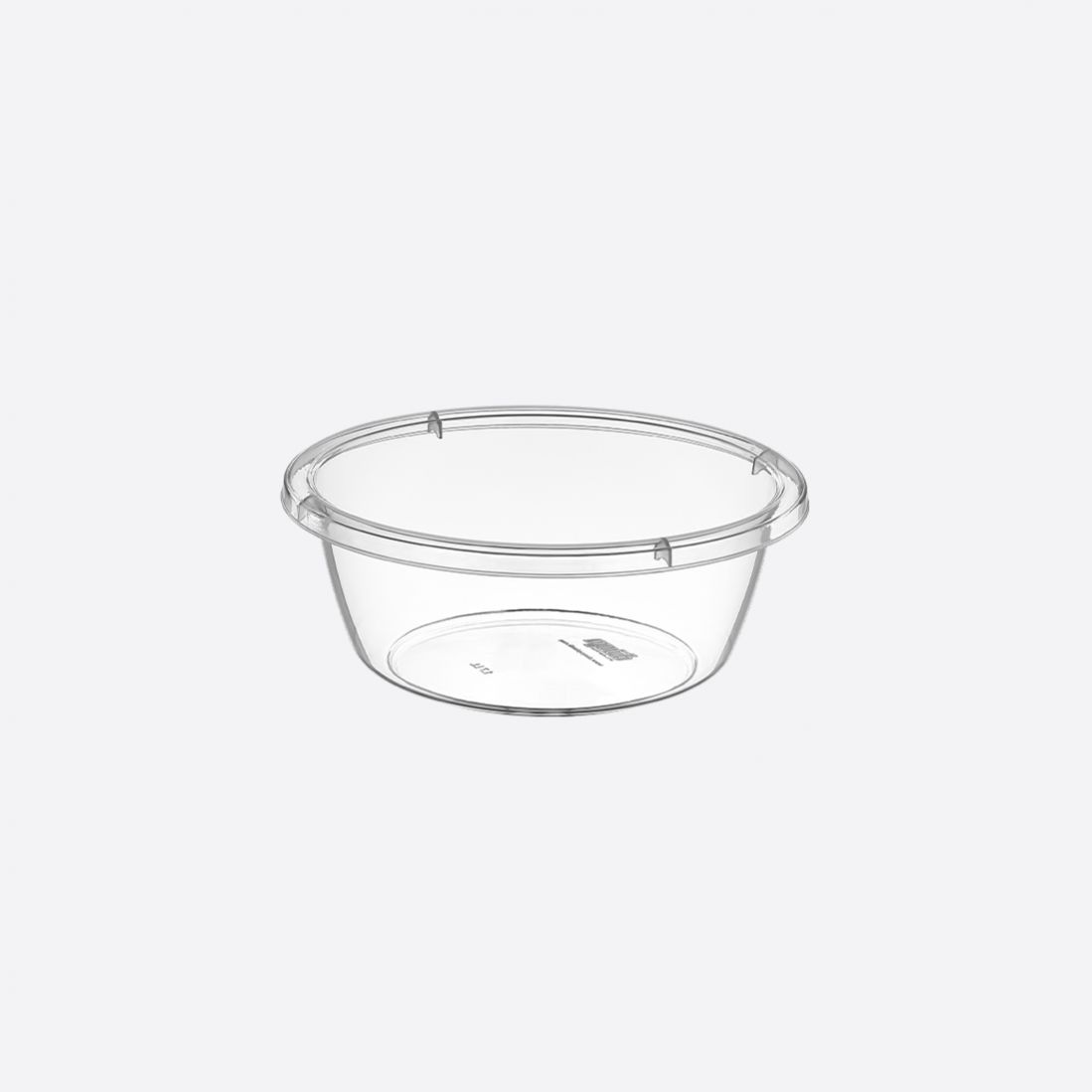 Dunya 10,5 L Transparent Round Basin