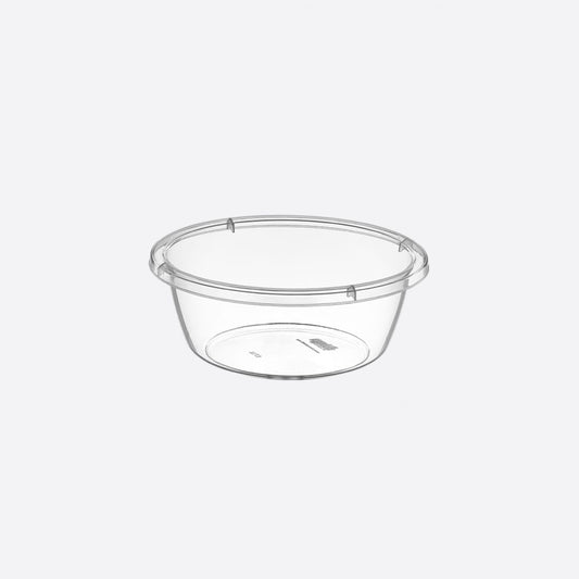 Dunya 10,5 L Transparent Round Basin