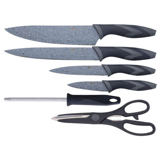 Marble Knife Set 6 pcs