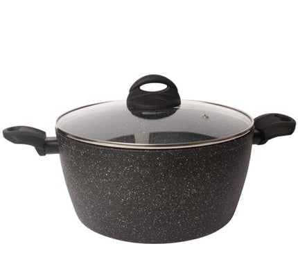 Gebe Casserole with glass lid 30 cm