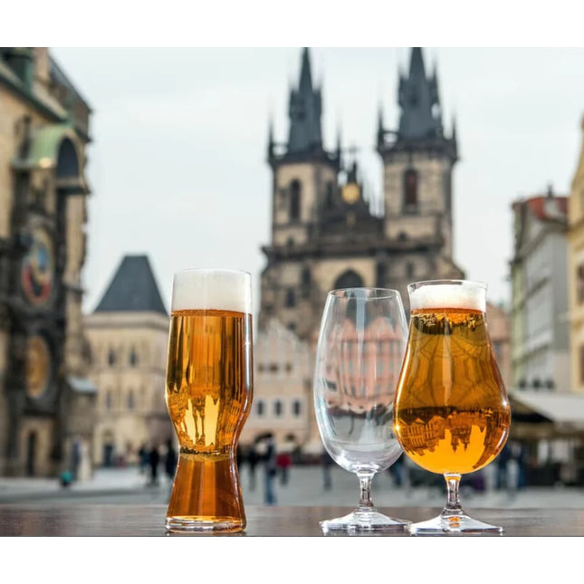 Bohemia Beer Cups Set 6pcs Crystal Glass