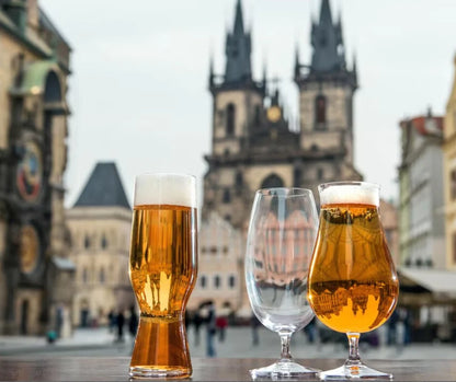 Bohemia Beer Cups Set 6pcs Crystal Glass