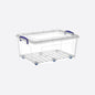 Dunya 30 L Wheeled Clear Box