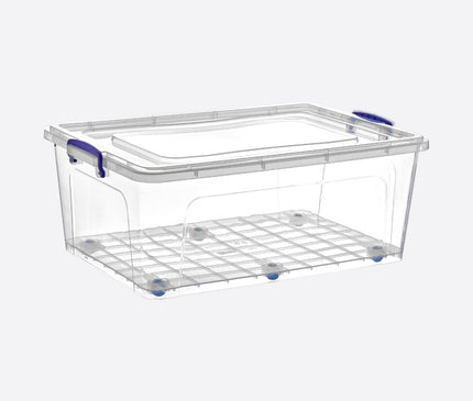 Dunya 58 L Wheeled Clear Box