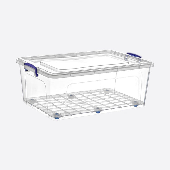 Dunya 58 L Wheeled Clear Box