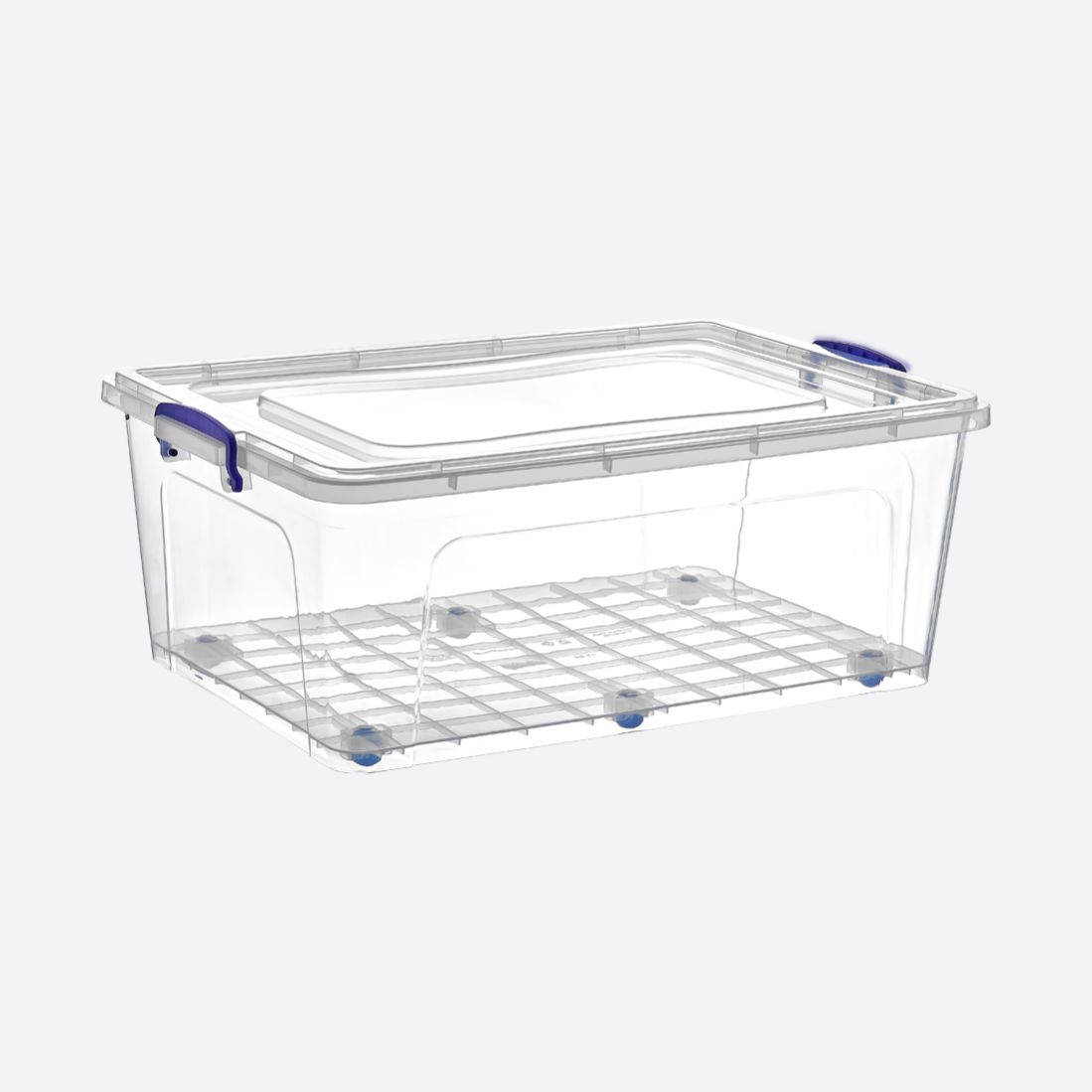 Dunya 58 L Wheeled Clear Box