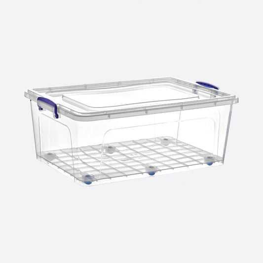 Dunya 58 L Wheeled Clear Box