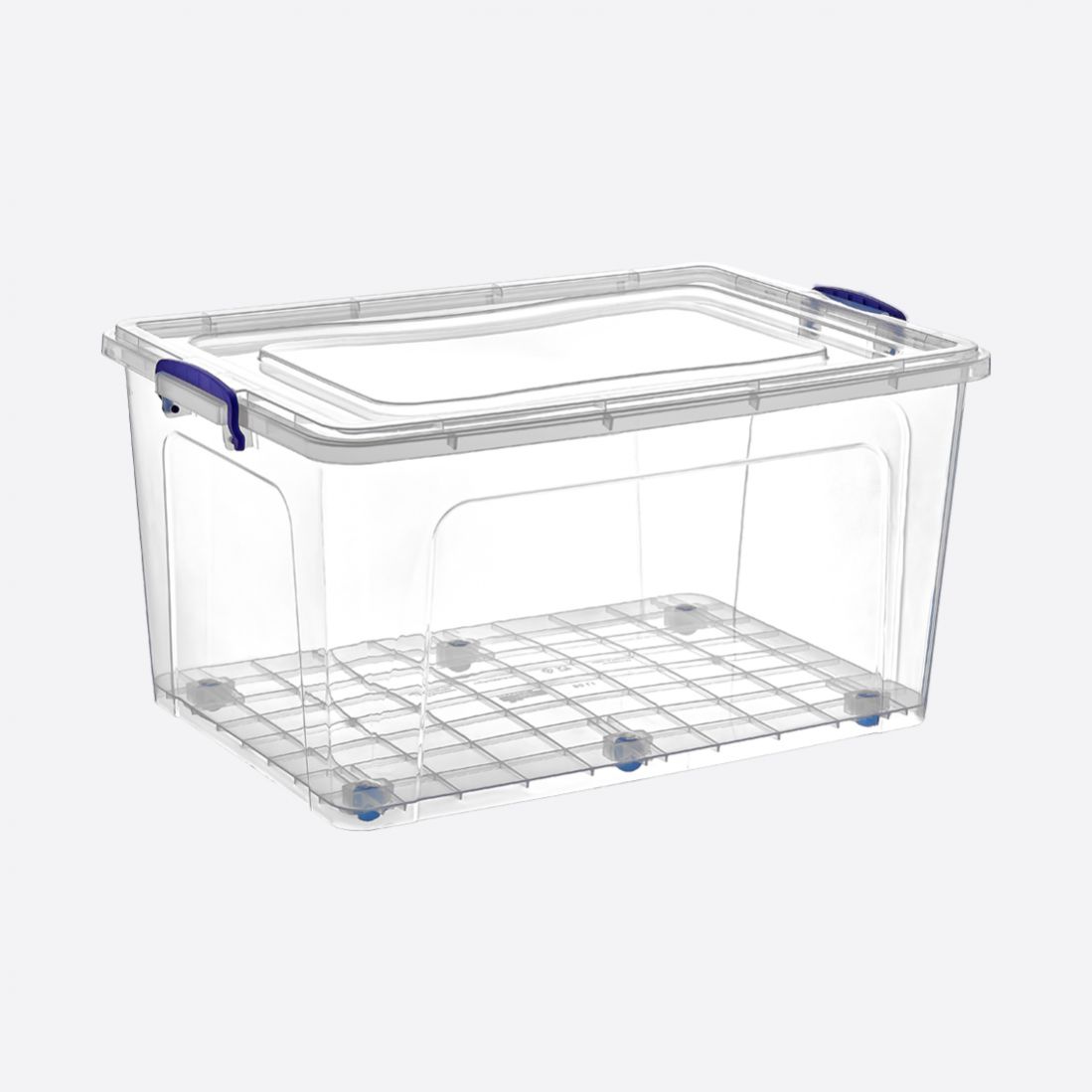 Dunya 80 L Wheeled Clear Box