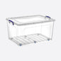 Dunya 80 L Wheeled Clear Box