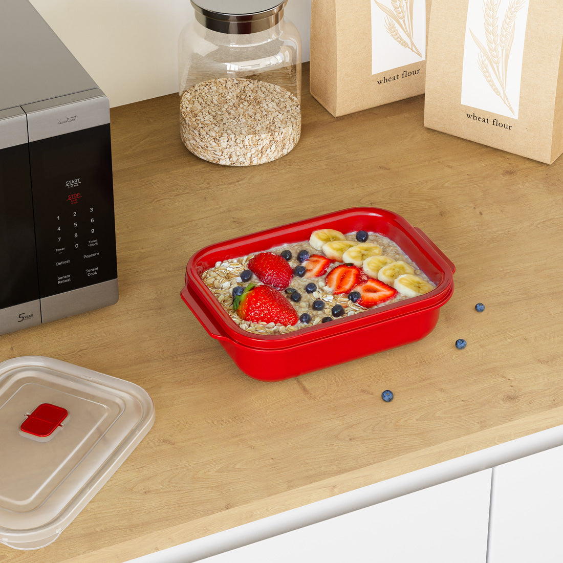 Dunya 1300 ml Heat'n Go Microwave Storage Container