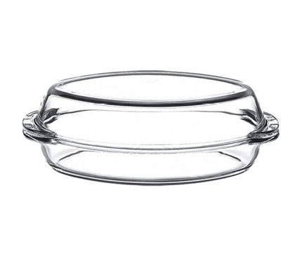 Borcam 2-Piece Oval Covered Pot  2250 cc