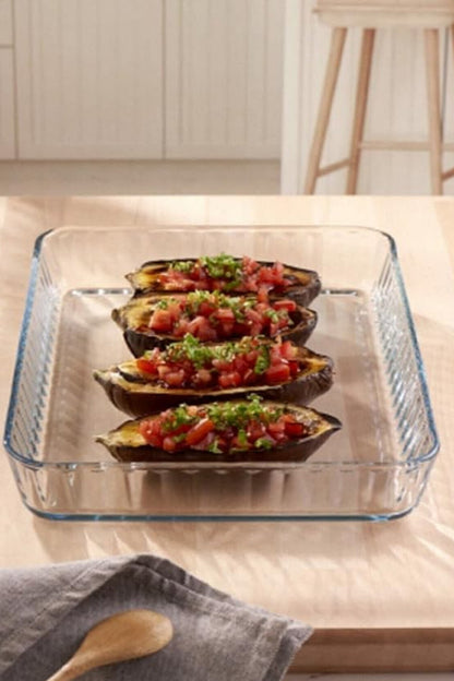 Borcam ovenware rectangular baking dish 3800 cc