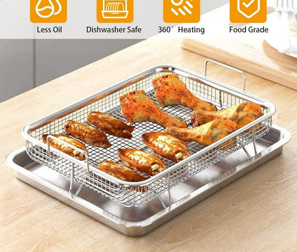 Home oven air fryer tray