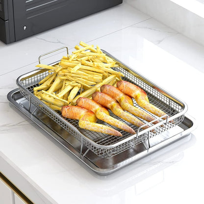 Home oven air fryer tray