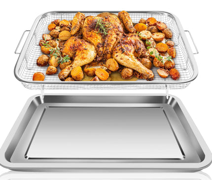 Home oven air fryer tray