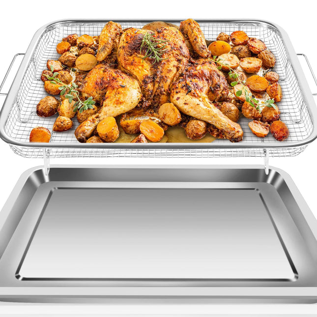 Home oven air fryer tray