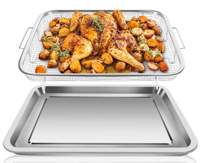 Home oven air fryer tray