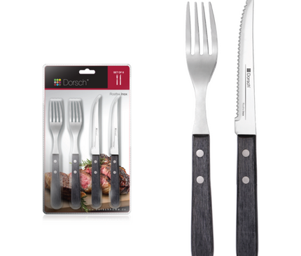 Dorsch Cutlery Set Knife & Fork Set 8 Pcs