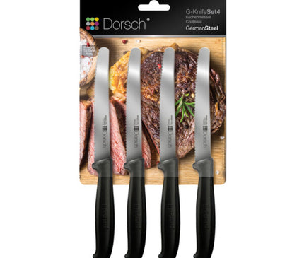 Dorsch Steak Knives Black – 4pcs