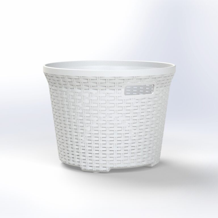 Round Rattan Laundry Basket