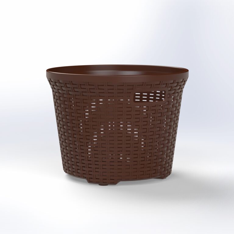 Round Rattan Laundry Basket