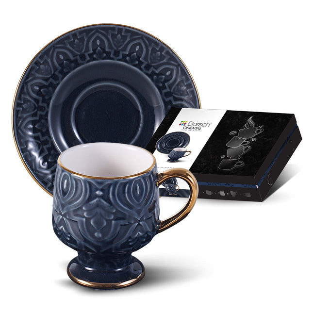 Dorsch Oriental Navy coffee cup set 6pcs