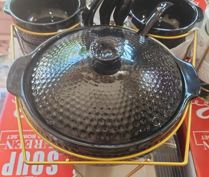 Soup set  7 pcs BLACK