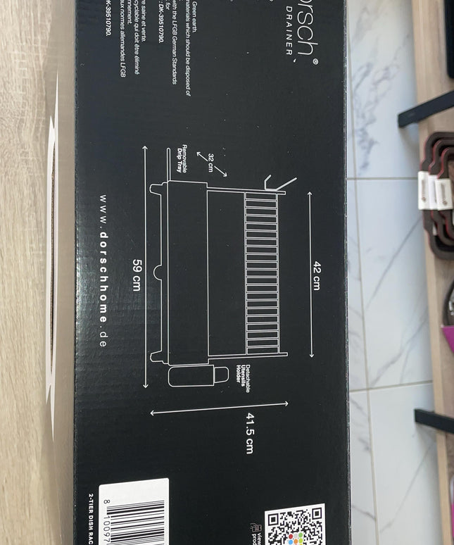 Dorsch stainless steel dish rack 2 tier DH-04682