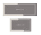 kitchen mat 2 pcs grey