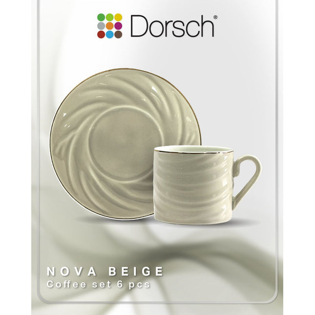 Dorsch nova beige coffee cup 6 pcs