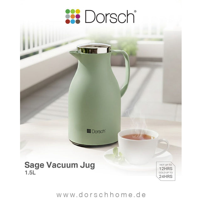 Dorsch Vacuum Jug 1.5 Litre sage green
