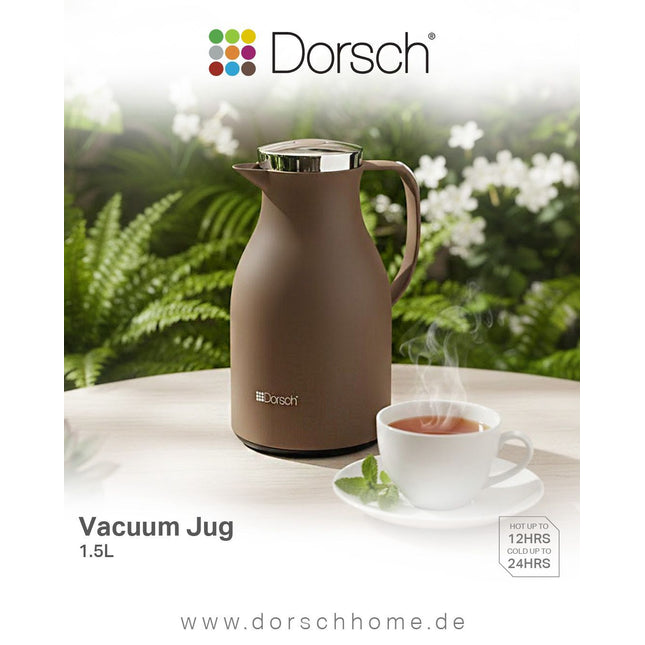 Dorsch Vacuum Jug 1.5 Litre chocolate