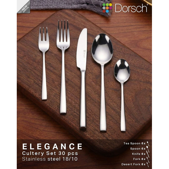 Elegance cutlery set 30 pcs