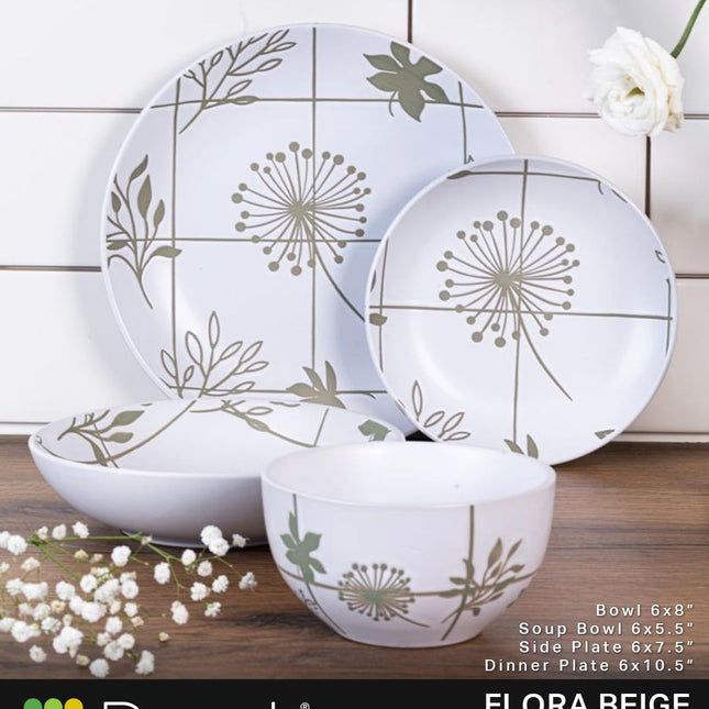 Dorsch Flora beige stoneware
