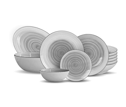 Dorsch Riplle Grey porcelain set